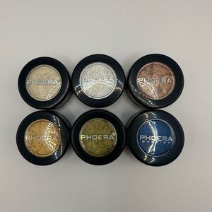 PHOERA Matalic Eye Shadow Tub Set Of 6